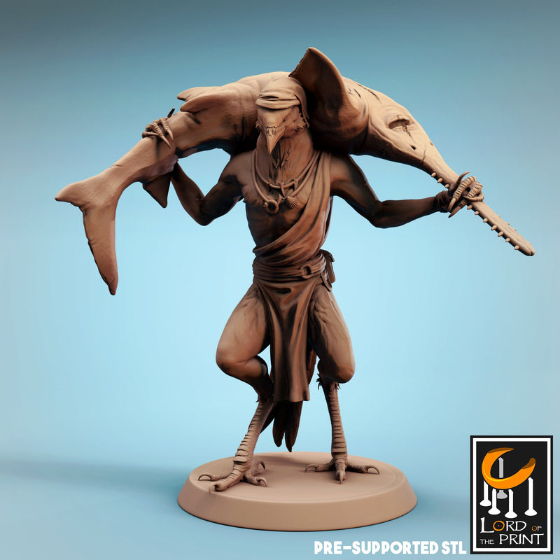 Kenku Fishermen Miniatures | Dinotopia Part 2 | Fantasy Miniature | Rescale Miniatures TabletopXtra