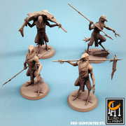 Kenku Fishermen Miniatures | Dinotopia Part 2 | Fantasy Miniature | Rescale Miniatures TabletopXtra