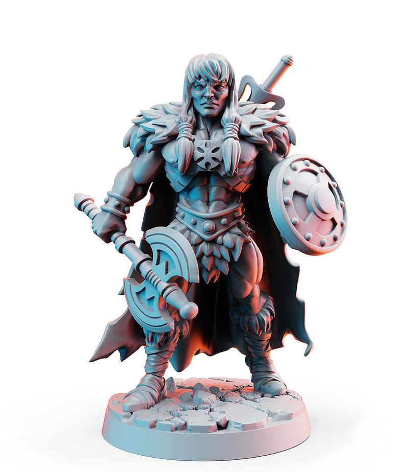King Kull-Axe | Those Wonderful 80's | Fantasy Miniature | RN Estudio TabletopXtra