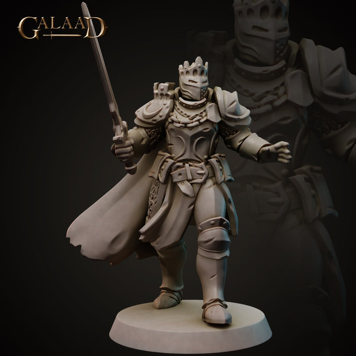 King B | Knights | Fantasy Miniature | Galaad Miniatures