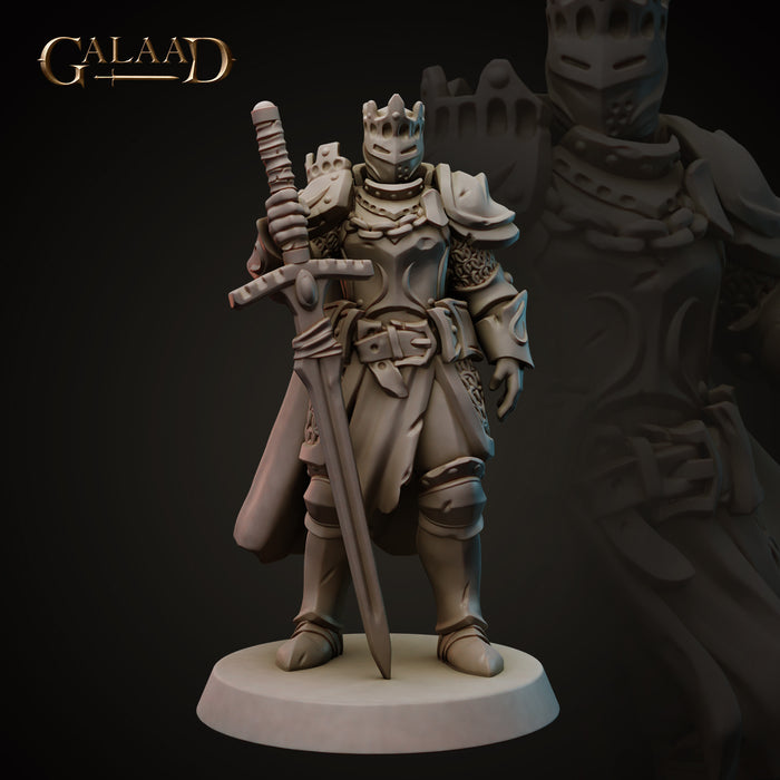 King C | Knights | Fantasy Miniature | Galaad Miniatures