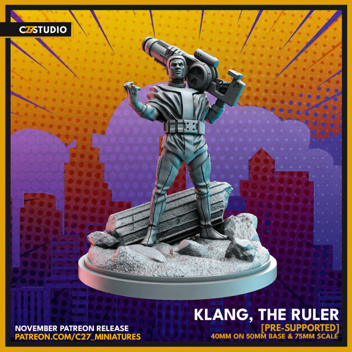 Klang The Ruler | Heroes | Sci-Fi Miniature | C27 Studio TabletopXtra