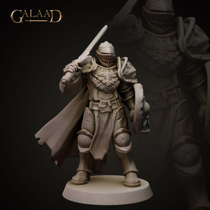 Knight A | Knights | Fantasy Miniature | Galaad Miniatures