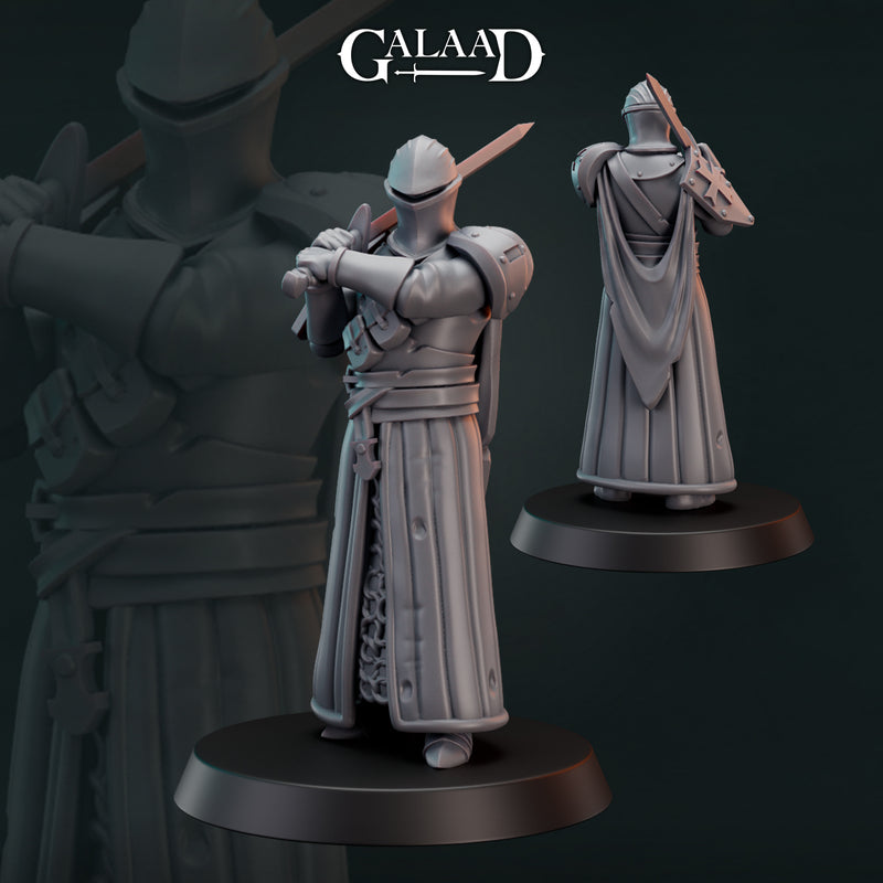 Templar Knight Miniatures | Fantasy Miniature | Galaad Miniatures