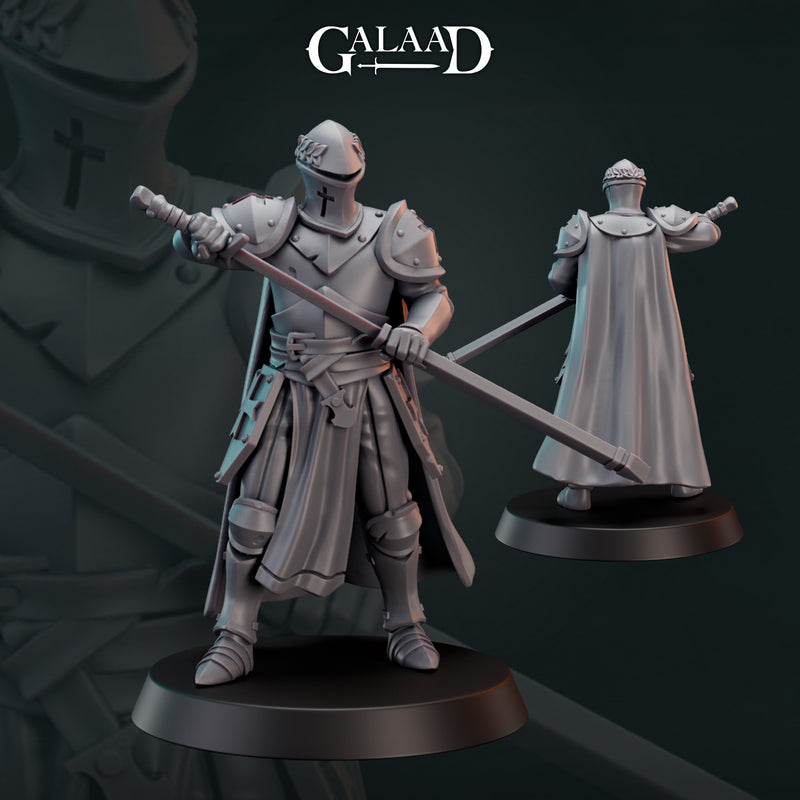 Templar Knight Miniatures | Fantasy Miniature | Galaad Miniatures