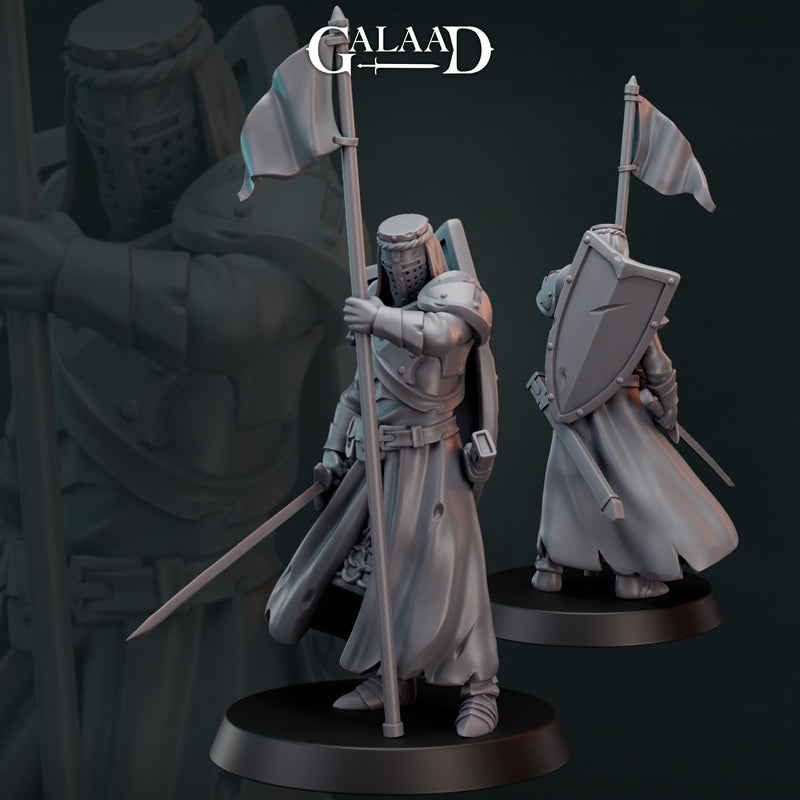 Templar Knight Miniatures | Fantasy Miniature | Galaad Miniatures