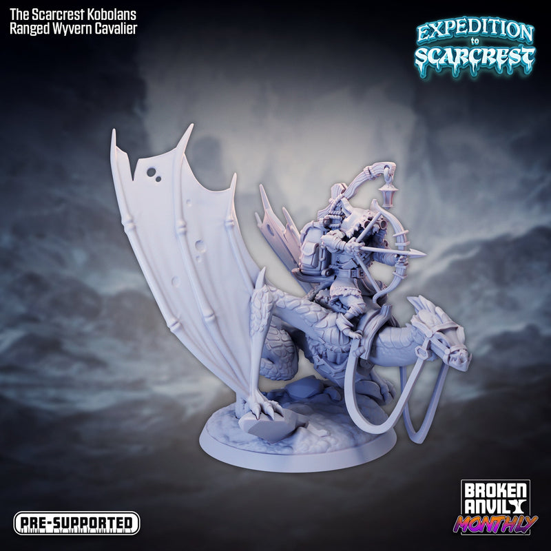 Kobolan Ranged Wyvern Cavalier A | Expedition to Scarcrest | Tabletop RPG Miniature TabletopXtra