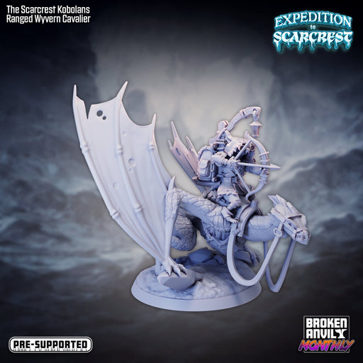 Kobolan Ranged Wyvern Cavalier A | Expedition to Scarcrest | Tabletop RPG Miniature TabletopXtra