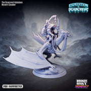Kobolan Ranged Wyvern Cavalier Miniatures | Expedition to Scarcrest | Tabletop RPG Miniature TabletopXtra