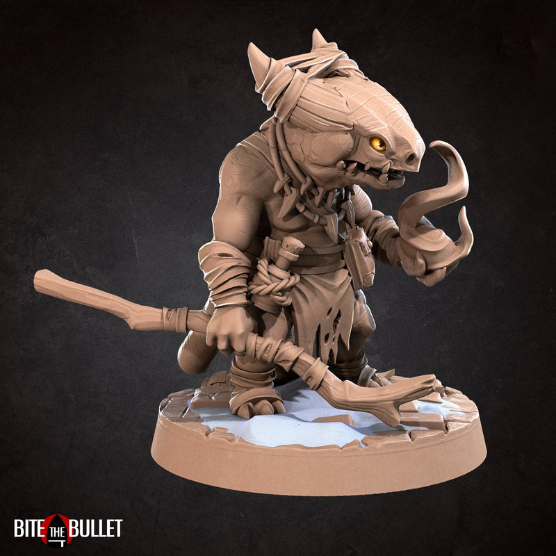 Kobold Sorcerer | Bullet Town Christmas | Fantasy Miniature | Bite the Bullet TabletopXtra