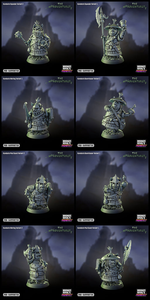 Kunebuta Miniatures | Mis-Adventurers | Tabletop RPG Miniature TabletopXtra