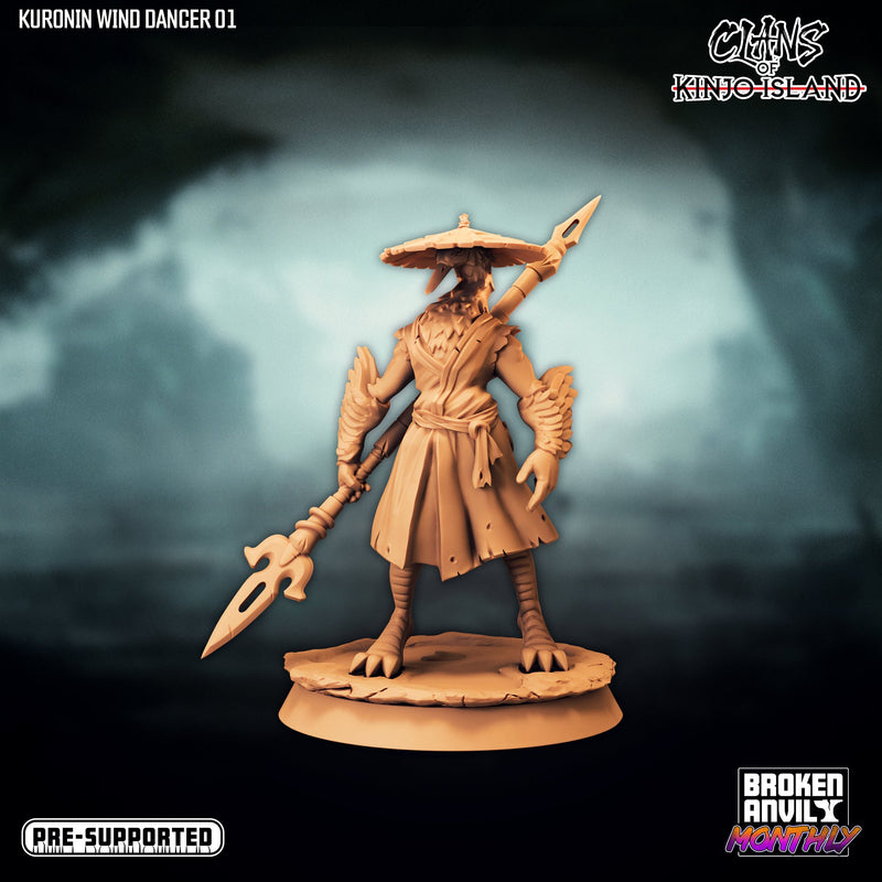 Kuronin Wind Dancer A | Clans of Kinjo Island | Tabletop RPG Miniature TabletopXtra
