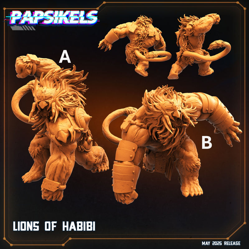 Lions of Habibi Miniatures | Papsikels