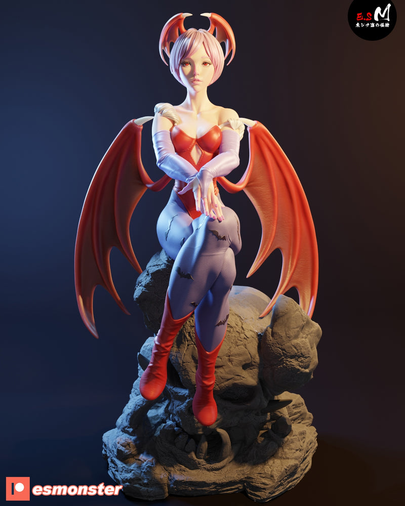Lilit | Pin-Up Statue Fan Art Miniature Unpainted | E.S Monster
