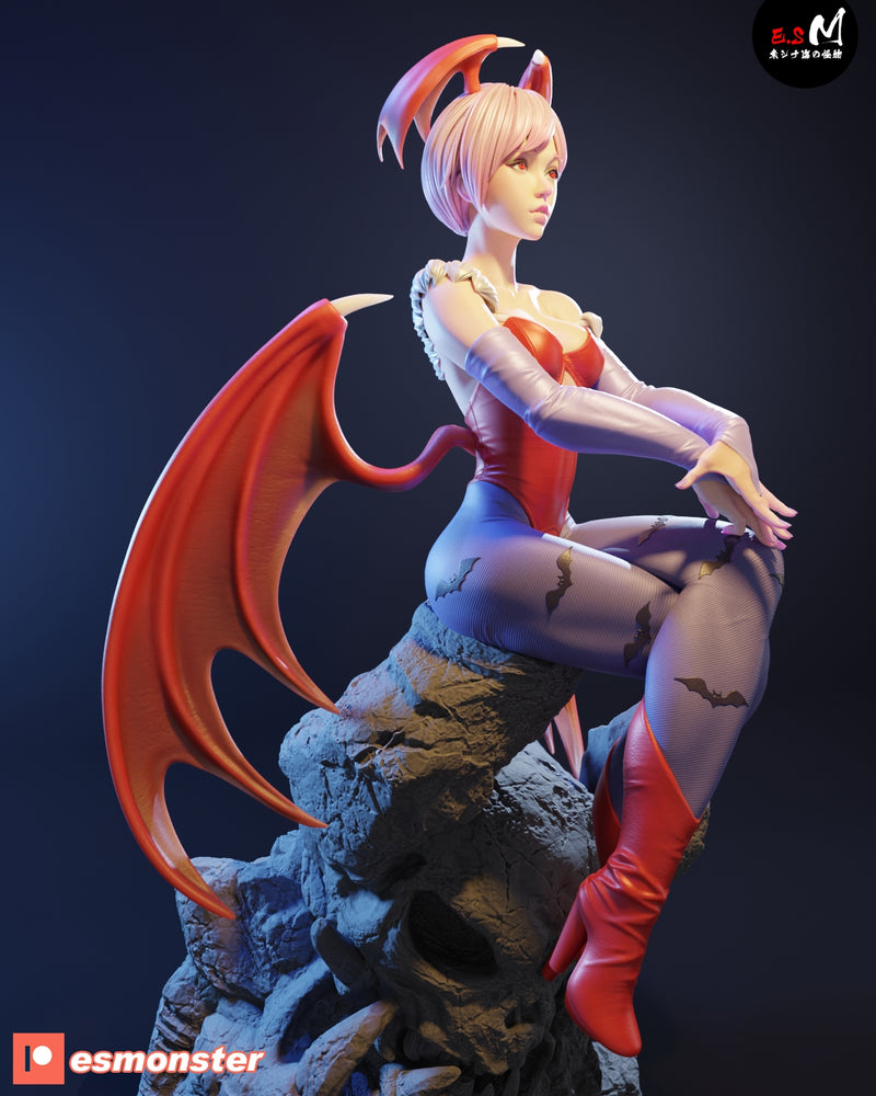 Lilit | Pin-Up Statue Fan Art Miniature Unpainted | E.S Monster