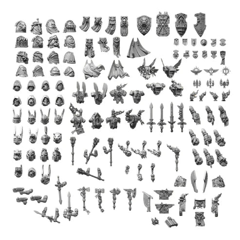 Lions Pride Squad Upgrade Pack | Conversion Bits For 28mm 32mm Sci-fi Space Knights
