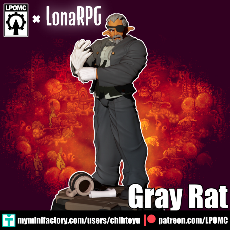 Gray Rat | LonaRPG | LPOMC