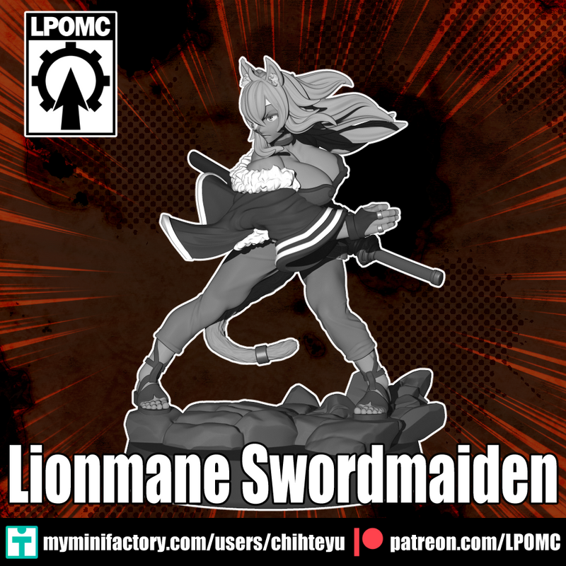 Lionmane Swordmaiden | Character | LPOMC