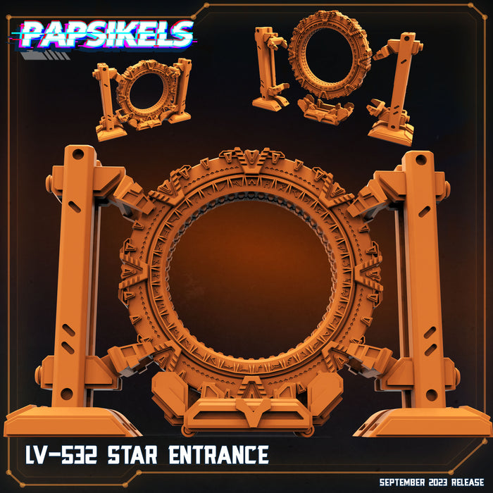 LV-532 Star Entrance | Aliens Vs Humans VI | Sci-Fi Miniature | Papsikels