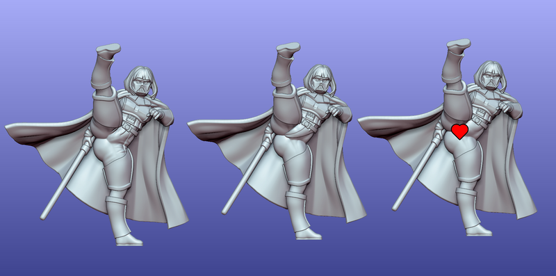 Dark Lord Lady Valdra | Fantasy Pin-Up | Gaz Minis