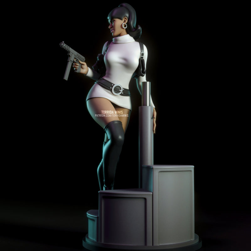 Lana Kane | Pin-Up Statue Fan Art Miniature Unpainted | Torrida Minis