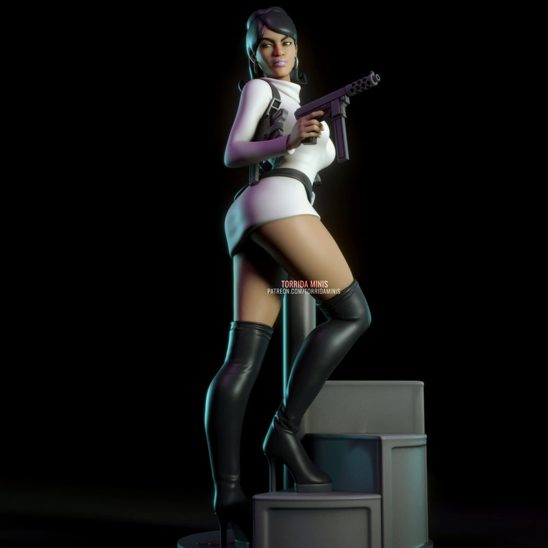 Lana Kane | Pin-Up Statue Fan Art Miniature Unpainted | Torrida Minis