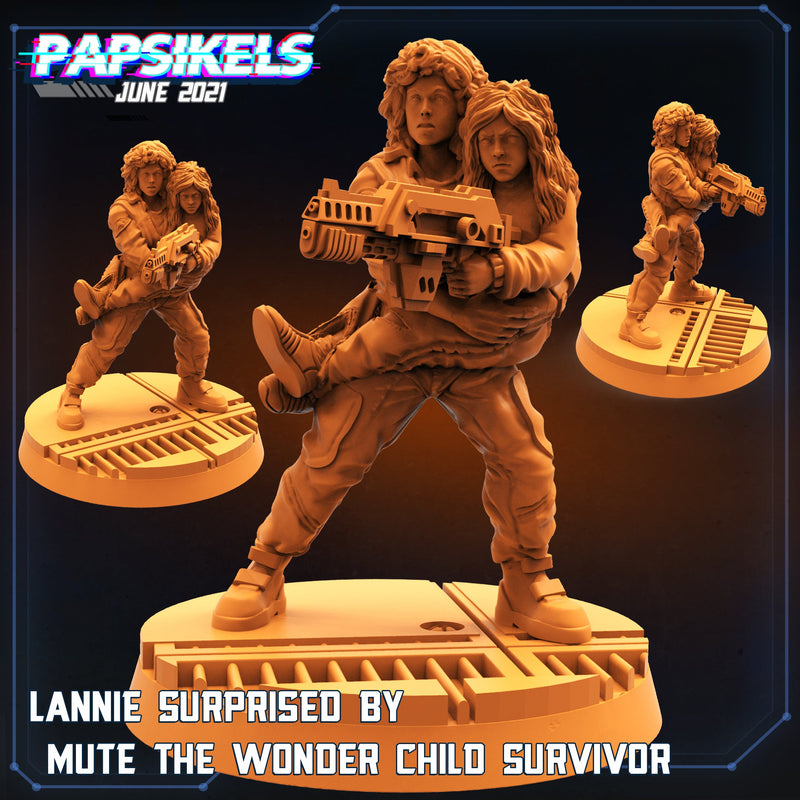 Human Miniatures | Aliens Vs Humans II | Sci-Fi Miniature | Papsikels
