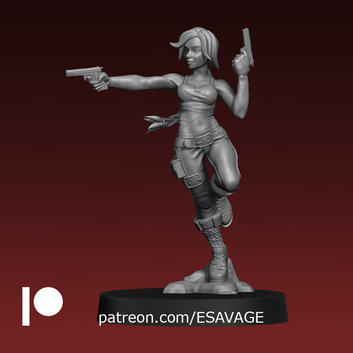 Lara | Fantasy Miniature | Ethan Savage Studios TabletopXtra