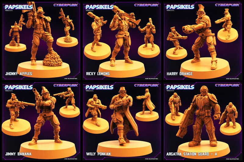 Law Breaker Miniatures | Law Breakers | Sci-Fi Miniature | Papsikels TabletopXtra