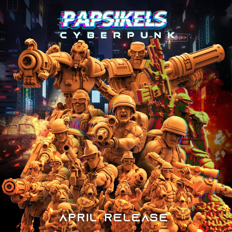 Law Breakers Miniatures (Full Set) | Sci-Fi Miniature | Papsikels TabletopXtra