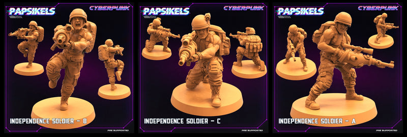 Law Breakers Miniatures (Full Set) | Sci-Fi Miniature | Papsikels TabletopXtra
