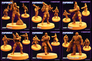 Law Breakers Miniatures (Full Set) | Sci-Fi Miniature | Papsikels TabletopXtra