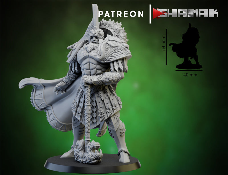 Leader 1 | Spartancast | Fantasy Miniature | Ghamak TabletopXtra