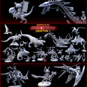 Legends of the Dino Tamer: Chapter One Miniatures (Full Set) | Fantasy Miniature | Mini Monster Mayhem TabletopXtra