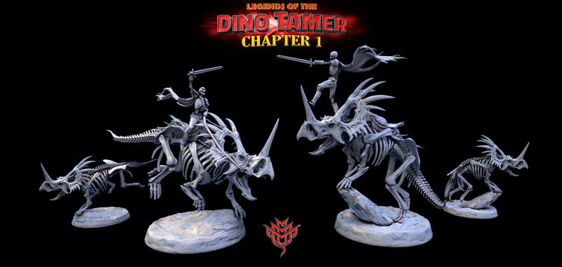 Legends of the Dino Tamer: Chapter One Miniatures (Full Set) | Fantasy Miniature | Mini Monster Mayhem TabletopXtra