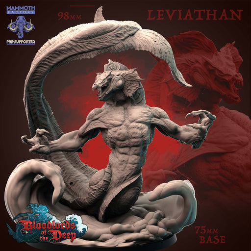 Leviathan | Blood Lords of the Deep | Fantasy Tabletop Miniature | Mammoth Factory TabletopXtra