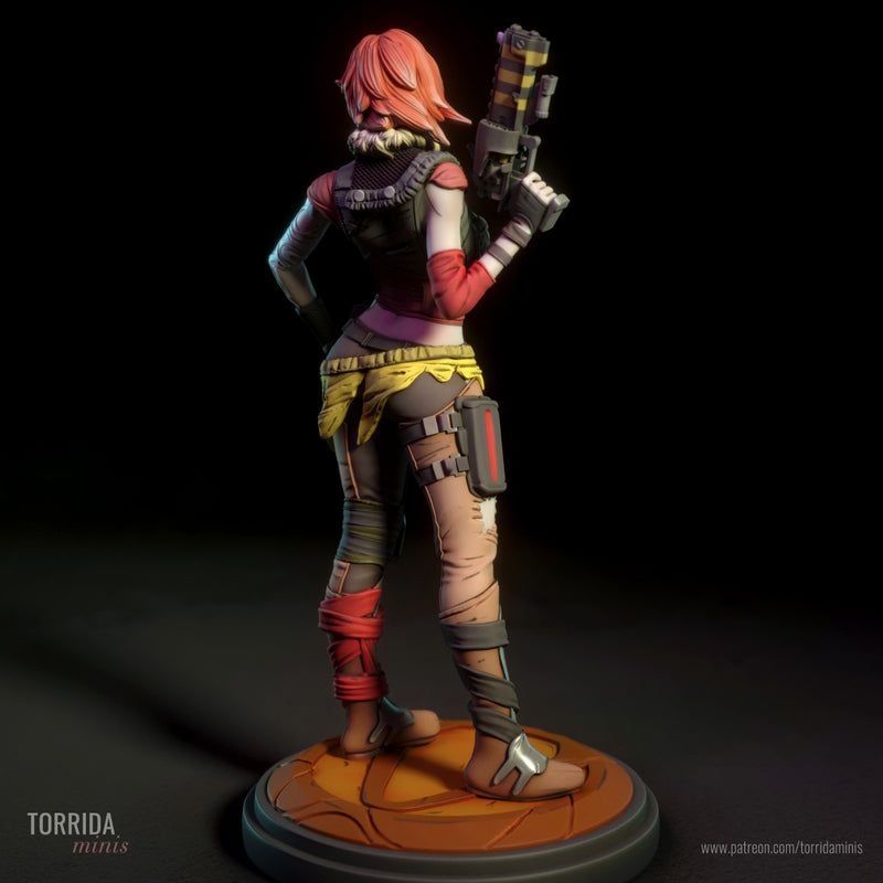 Lilith | Pin-Up Statue Fan Art Miniature Unpainted | Torrida Minis