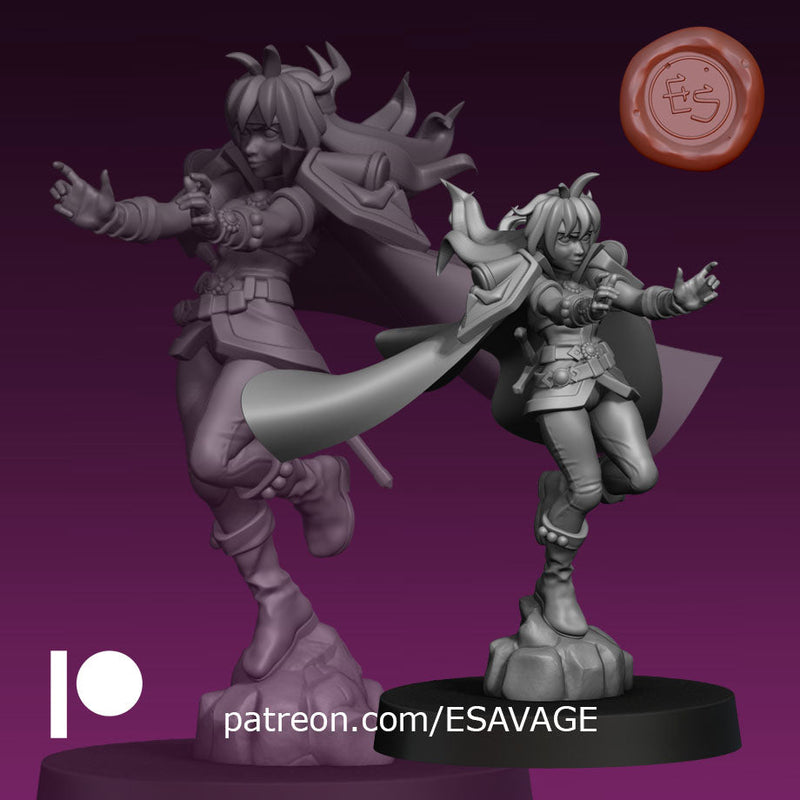 Lina | Fantasy Miniature | Ethan Savage Studios TabletopXtra