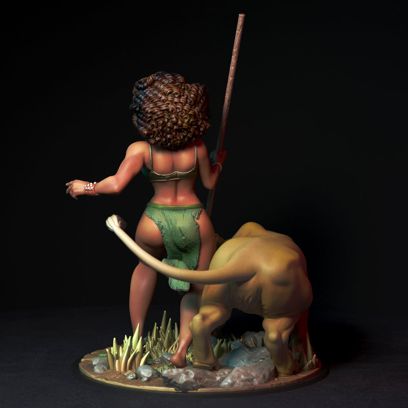 Lioness | Pin-Up Statue Fan Art Miniature Unpainted | Torrida Minis