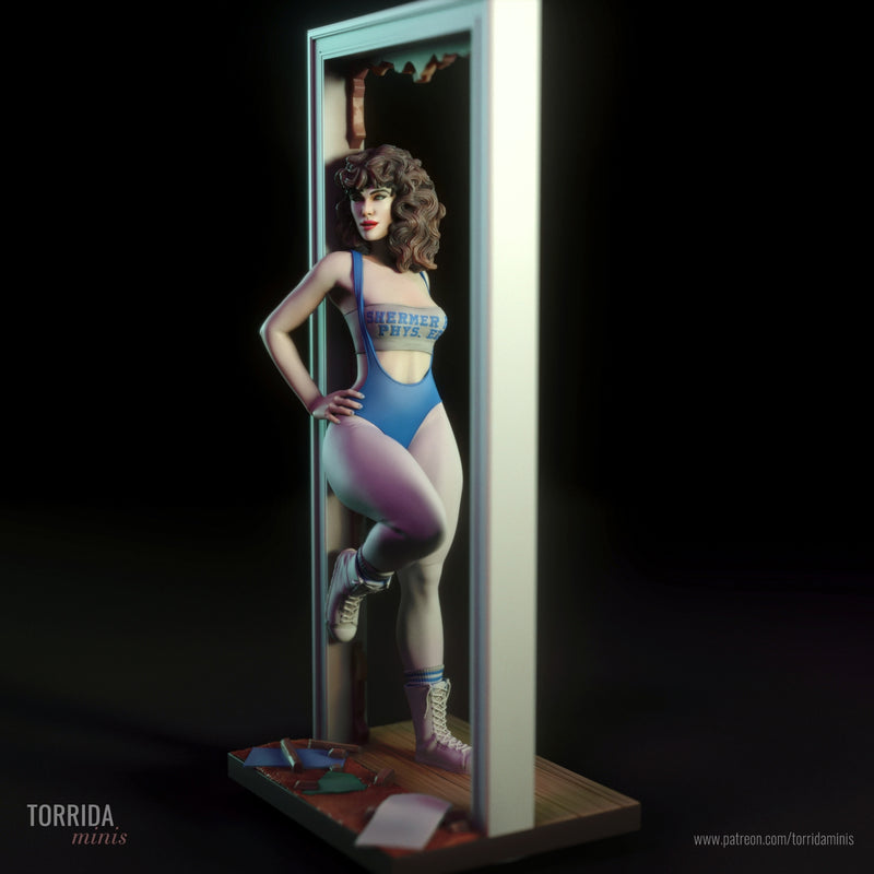 Lisa | Pin-Up Statue Fan Art Miniature Unpainted | Torrida Minis