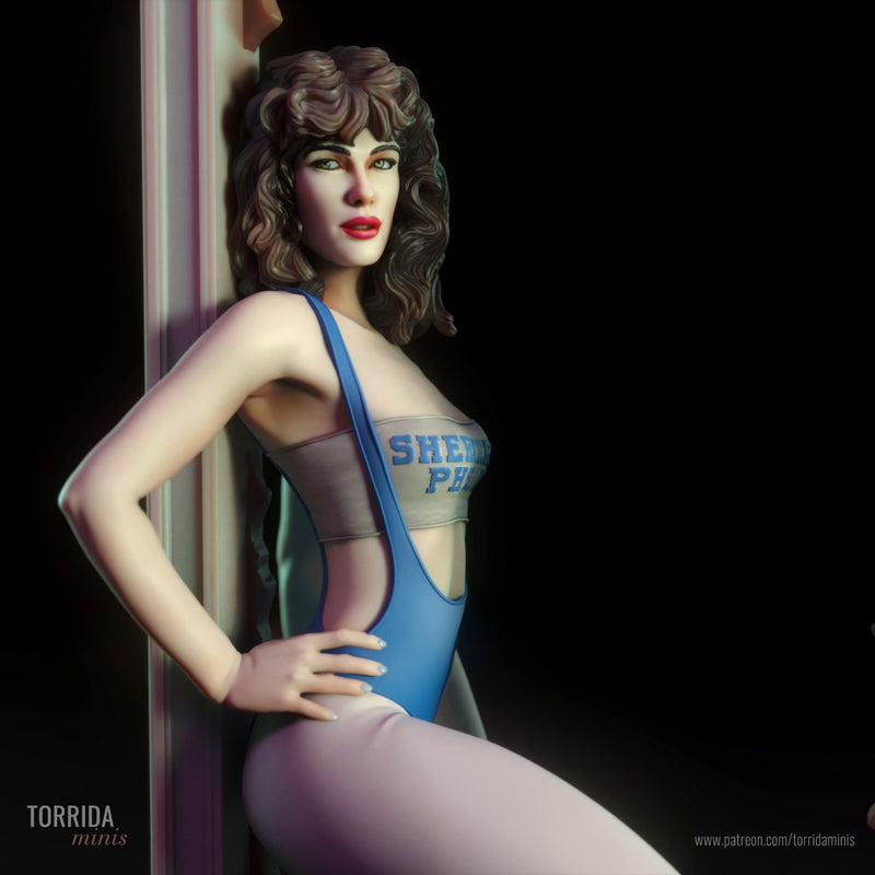 Lisa | Pin-Up Statue Fan Art Miniature Unpainted | Torrida Minis