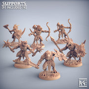 Lizard Men Miniatures | Goldmaw Lizards | Fantasy D&D Miniature | Artisan Guild TabletopXtra