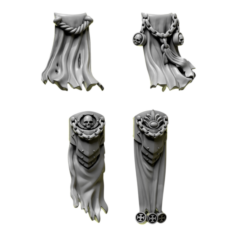 Loin Cloths | Eternal Pilgrims | Conversion Bits For 28mm 32mm Sci-fi Marines
