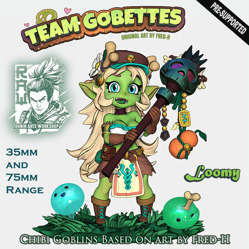 Goblin Adventurer Loomy | Team Gobettes | Ronin Arts Workshop