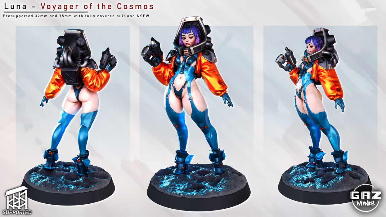 Astronaut Luna | Pin-up | Fantasy Miniature | Gaz Minis | [Multi-Listing]