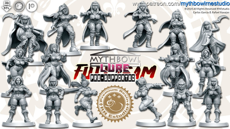 Lure Miniatures (Full Team) | Mythbowl | Fantasy Miniature | RN Estudio TabletopXtra