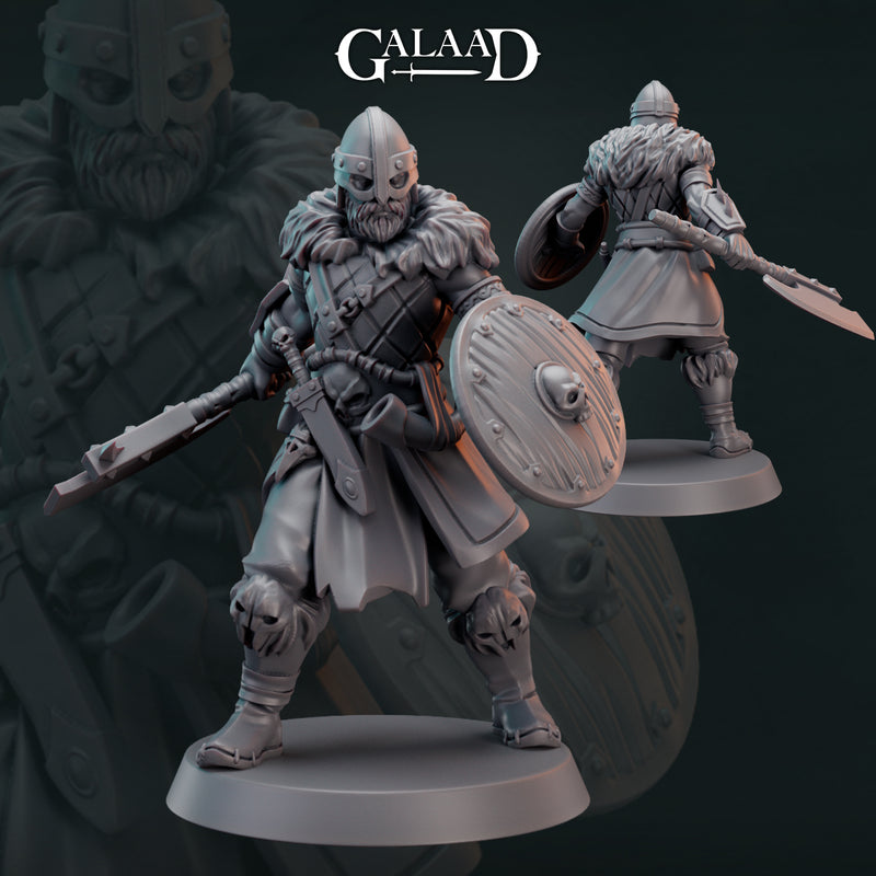 Norse Fighter Miniatures | Fantasy Miniature | Galaad Miniatures