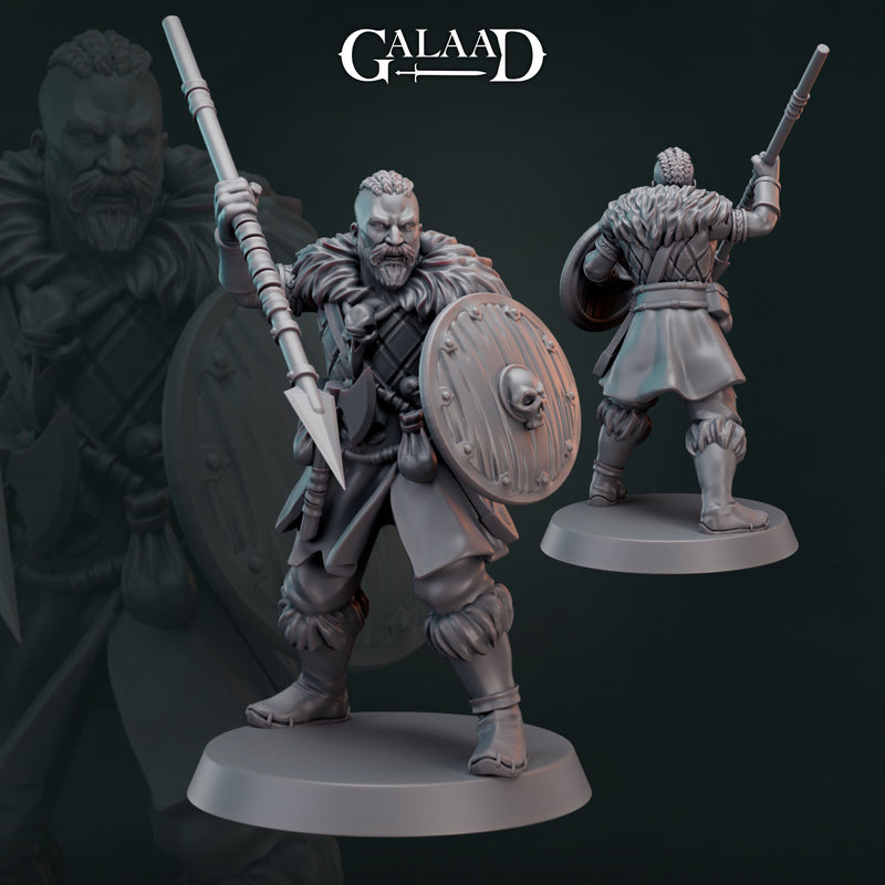 Norse Fighter Miniatures | Fantasy Miniature | Galaad Miniatures