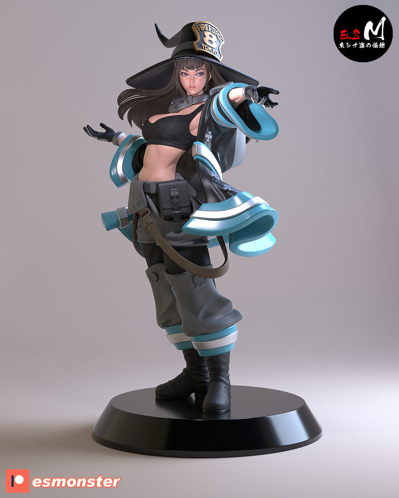 Maki A | Pin-Up Statue Fan Art Miniature Unpainted | E.S Monster