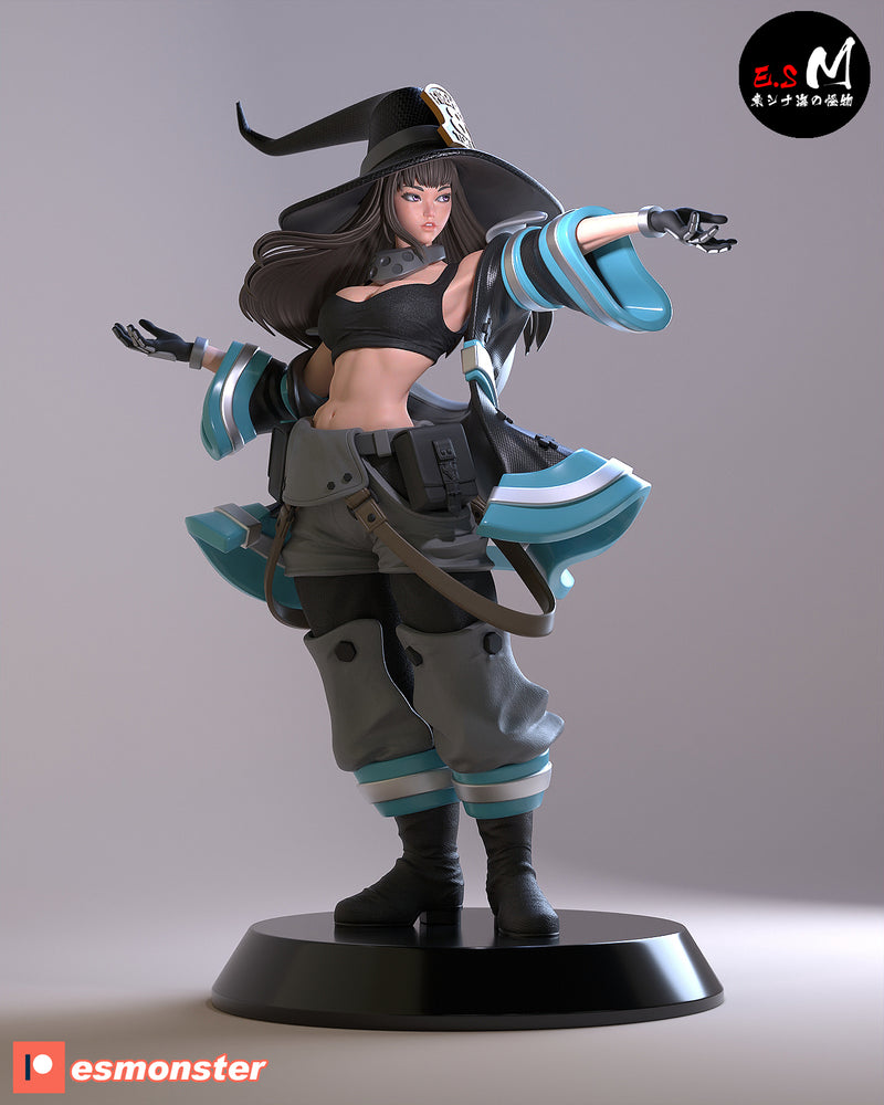 Maki A | Pin-Up Statue Fan Art Miniature Unpainted | E.S Monster